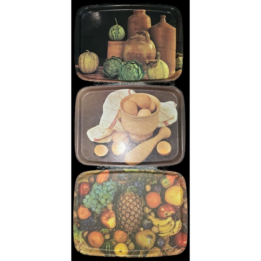 Fibrilla Serving Tray, 70's Style Decore, Unique Wall Art, Upcycle, Decore Ideas